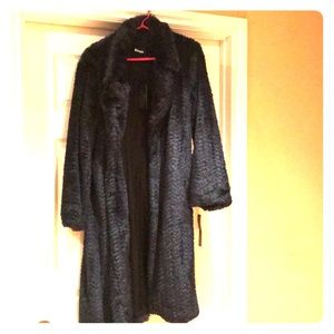 NWT Reformation Faux-Fur Coat
